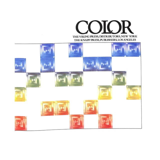 VARLEY, Helen [256] pp. The Knapp Press, Publishers 1980 12 1/2" x 10" Explains the nature of color and color perception,...
