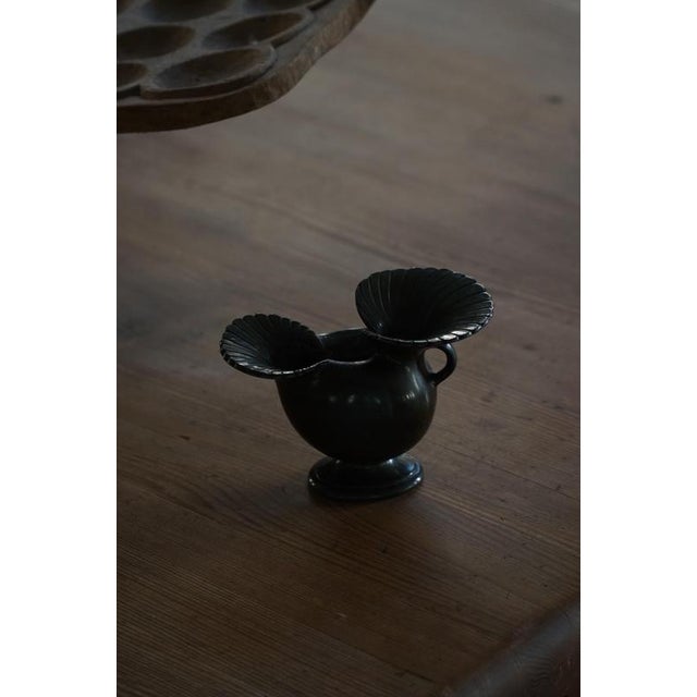 Art Deco Scandinavian Danish Model D‑118 Diskometal Vase from Just Andersen, 1930s For Sale - Image 14 of 16