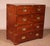 19th Century Naval Chest of Drawers in Light Mahogany For Sale - Image 4 of 13