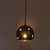 Copper with Glass Round Hanging Lamp by Pfeil & Putzler, Germany, 1970s For Sale - Image 3 of 10