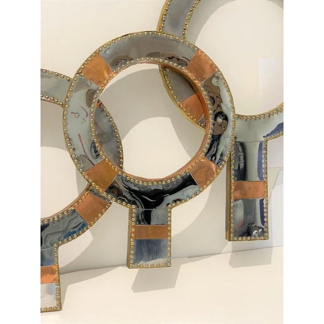 Curtis Jere Curtis Jere Style 6ft Wall Sculpture "Neutrality" For Sale - Image 4 of 13