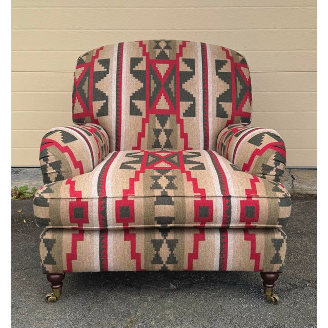 Ralph Lauren Ralph Lauren Wyland Chair and Ottoman For Sale - Image 4 of 12