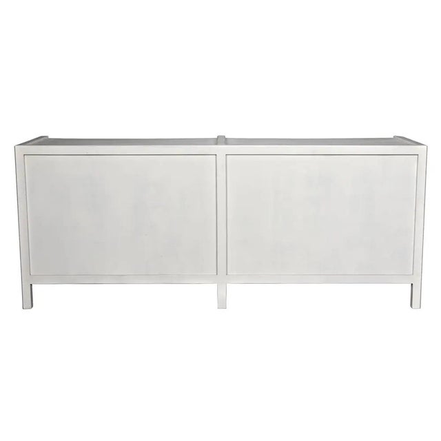NOIR Hampton 6 Drawer Dresser, White Wash For Sale - Image 10 of 11
