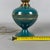Green Florentine Porcelain Table Lamp with Opaline Glass For Sale - Image 10 of 12