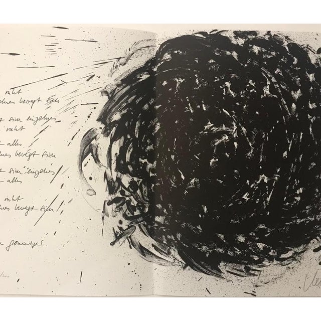 Contemporary Günther Uecker, Erker Meeting 4, 1987, Lithograph For Sale - Image 3 of 5