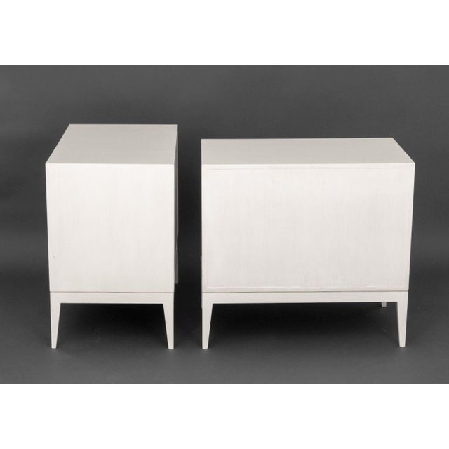Ercole Home "Milano" White Painted Nightstands, 2 For Sale - Image 9 of 9