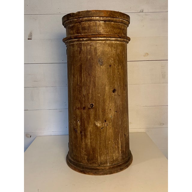 Antique Pine Cabinet/Pedestal For Sale In New York - Image 6 of 10
