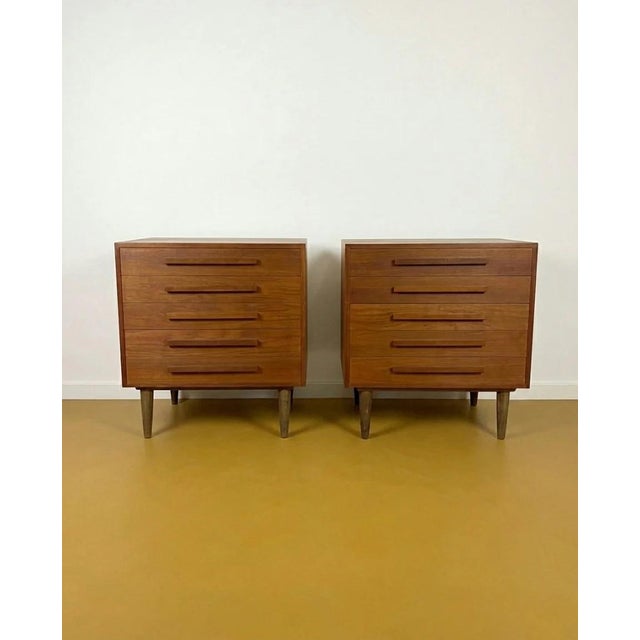 Mid-Century Modern Danish Chests of Drawers, 1960s, Set of 2 For Sale - Image 3 of 3