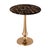 Metal Gold Goathide Side Table For Sale - Image 7 of 7