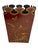 Metal Golfar and Hughes London Tole Chinoiserie Wastebasket For Sale - Image 7 of 7