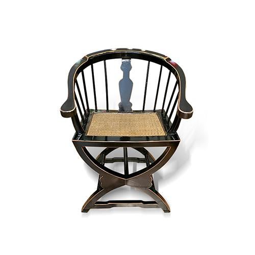 1990s Lacquer Chair For Sale - Image 4 of 6