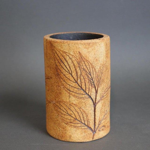 1960s French Stoneware Vase by Ramonde Leduc, 1960s-1970s For Sale - Image 5 of 14