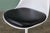 Set of 4 Eero Saarinen for Knoll Tulip Chairs in White & Black Leather For Sale - Image 18 of 18