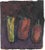 Sirio Pellegrini, Peppers, Oil Painting on Wooden Panel, 1960s For Sale - Image 4 of 4