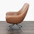 Modern Design Within Reach Noomi Modern Brown Leather Lounge Chair For Sale - Image 3 of 9
