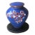 Vintage Cloisonné Enamel Geometric Polka Dot Lidded Jar / Tea Caddy For Sale
