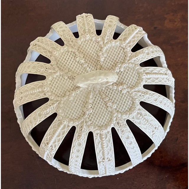 Cream Antique Early 19th Century George III Creamware Dome Circa 1800 For Sale - Image 8 of 13
