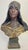 1900 - 1909 Antique Art Nouveau Style "Beatrix" Bust Sculpture-After Emmanuel Villanis Circa (1900-1920s) For Sale - Image 5 of 5