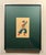 Original 1946 Folklore Dancers Paintings Watercolor & Gouache Signed at the back - Pair For Sale - Image 9 of 15
