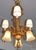 1950s Louis XV French Style Gilt Bronze 6 Light Chandelier For Sale - Image 11 of 15