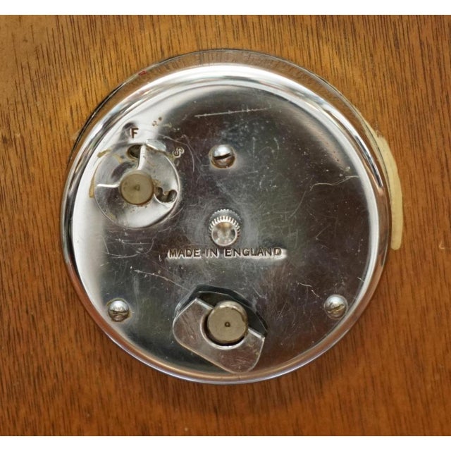 Art Deco Salmon Pink Glass Mantle Clock, England, 1920s For Sale - Image 17 of 18