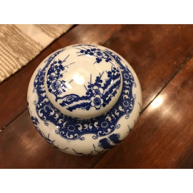 Add timeless elegance to your home with this **vintage Japanese porcelain ginger jar vase**, beautifully decorated with a...