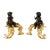 Louis XV Style Firewood Cabinets in Gilded and Patinated Bronze, Set of 2 For Sale - Image 3 of 6