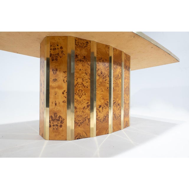 Ash Burl Dining Table, 1970s For Sale - Image 4 of 12