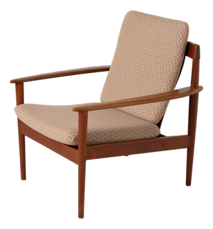 Danish Teak Armchair by Grete Jalk for Poul Jeppesen, 1960s