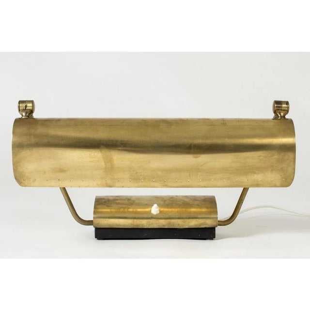 Mid-Century Modern Mid-Century Brass Desk Lamp from Philips, 1940s For Sale - Image 3 of 13
