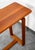 Mid Century Modern Console Table Teak Solid Wood Denmark Vintage Rectangular MCM For Sale - Image 9 of 12