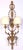 19th Century Italian Gilt-Wood Wall Lights Roma, 1840, Set of 2 For Sale - Image 3 of 14