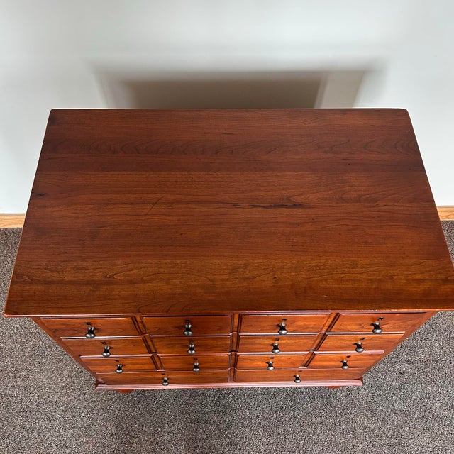 Traditional Lexington Bob Timberlake Cherry Apothecary Style Nightstand / Bachelor’s Chest For Sale - Image 3 of 12