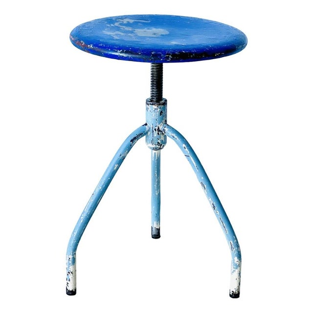 Vintage Industrial Stool, 1970 For Sale - Image 12 of 12