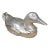 1950s Vintage Pewter Cast Lidded Duck Box Animal Sculpture Mauro Manetti Style For Sale