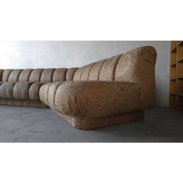 1980s Monumental 1980s 3 Piece Sofa by Steve Chase For Sale - Image 5 of 8