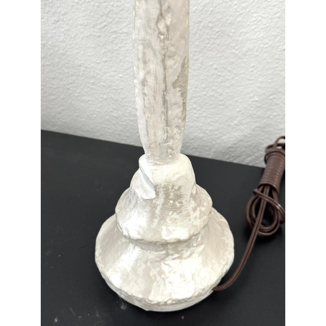 Early 20th Century Giacometti Syrie Maugham Style “Tete de Femme” Plaster Lamps - a Pair For Sale - Image 17 of 18