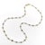 This stunning gray diamond 18k gold necklace features 34 faceted diamond beads. The beads are oblong in shape and...