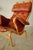 Brown Leather and Canvas Pernilla Chair by Bruno Mathsson For Sale - Image 8 of 16