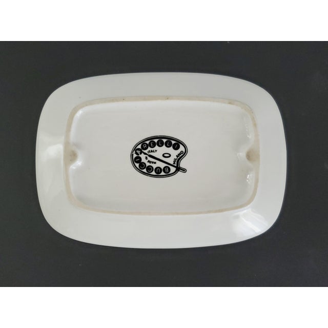 Teal Trinket Tray Catchall by Bucciarelli Signed For Sale - Image 8 of 10