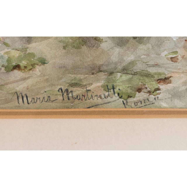 Martinetti, The Garden Music Recital, 19th Century, Antique Watercolour, Framed For Sale - Image 6 of 13