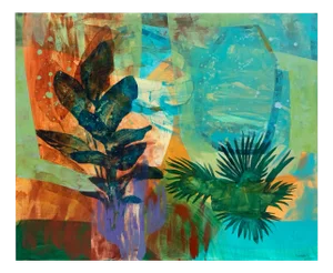 Anna Masiul-Gozdecka, Orangery, 2024, Acrylic on Canvas