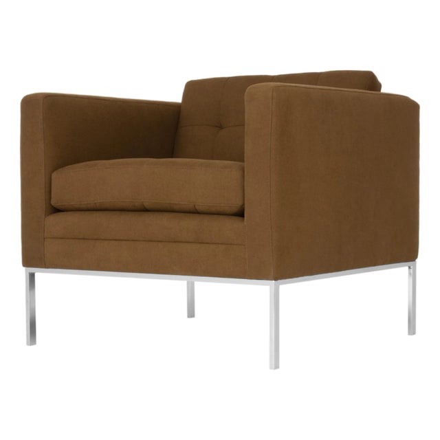 Vintage Mid Century "Tuxedo Series" Lounge Chair by J & J Brook Limited, 1962 For Sale