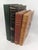 English Vintage European Decorative Library Books in Green, Black, Burgundy & Tan, Set of 4 For Sale - Image 3 of 14