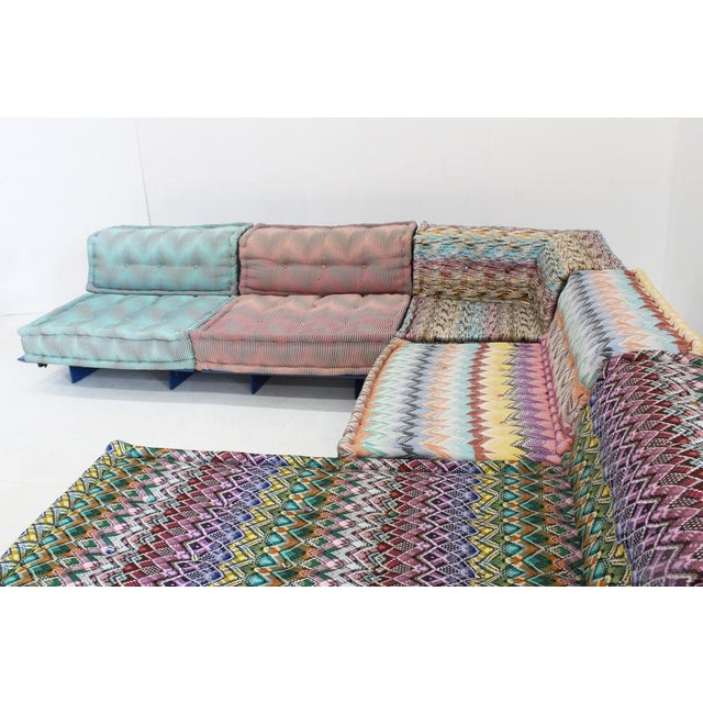 Mah Jong Sofa with Missoni Upholstery by Hans Hopfer for Roche Bobois, 2010s, Set of 10 For Sale - Image 4 of 18