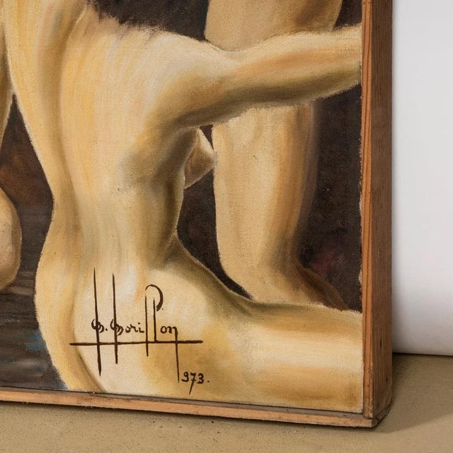 Purgatory, 1970s, Oil on Canvas For Sale - Image 7 of 13