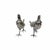 Vintage Mid Century Italian Alpaca Silverplate Pheasants For Sale - Image 6 of 8