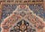 Vintage Persian Farahan Sarouk Rug, Hand-Knotted Wool, Floral Pattern, Rust Red & Blue, 5x7 For Sale - Image 10 of 17