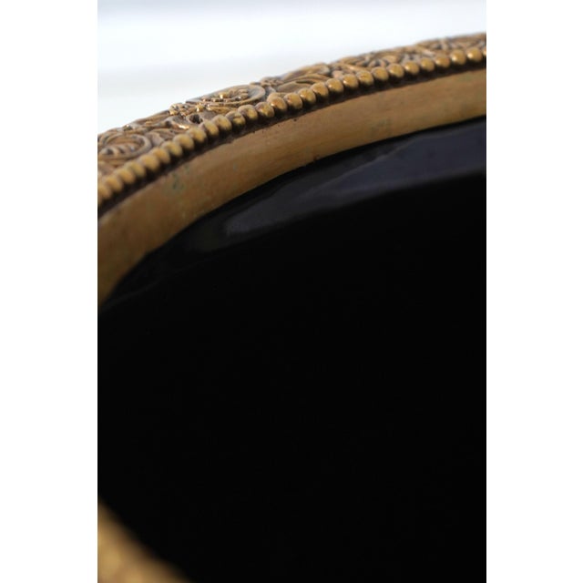 Ceramic French Empire Style Bronze Mounted Porcelain Jardiniere For Sale - Image 7 of 12