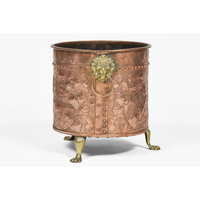 Victorian Large Dutch Round Copper Bucket For Sale - Image 3 of 10